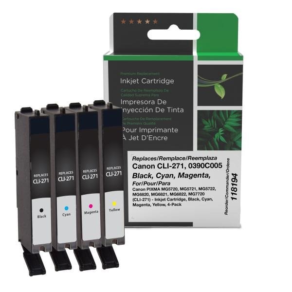 Clover Imaging Group Imaging Remanufactured Black, Cyan, Magenta, Yellow Ink Cartridges 118194 - main